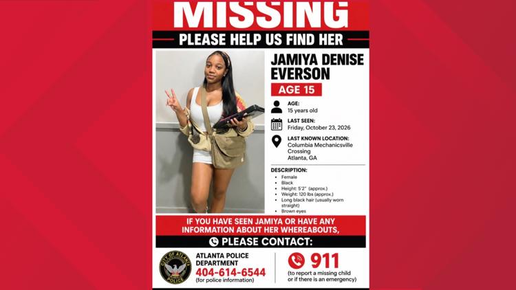 Community members searching for missing teenager Jamiya Denise Everson in Alpharetta